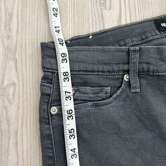 Hudson Nico Midrise Super Skinny Jeans Dark Gray Black Size‎ 28 - Picture 10 of 13